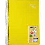 Mynote Flex All Seperatörlü Defter A4 150 Yaprak 4 Kareli + 1 Çigili Sarı