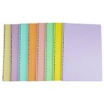 Mynote Flex Pastel 40 Yaprak A4 Pp Kapak Spiralli Defter (2 Adet Çizgili- 2 Adet Kareli)