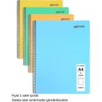Mynote Flex Pastel Defter A4 72 Yaprak Çizgisiz 1 Adet - 001-Renkli