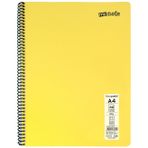 Mynote MFXPA-A460-K Flex Pastel PP Kapak A4 60 Yaprak Kareli Spiralli Defter