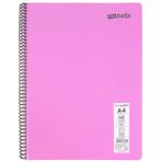 Mynote MFXPA-A472-Ç Flex Pastel PP Kapak A4 72 Yaprak Çizgili Spiralli Defter