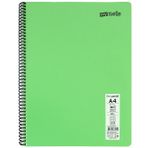 Mynote MFXPA-A496-Ç Flex Pastel PP Kapak A4 96 Yaprak Çizgili Spiralli Defter