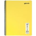 Mynote MFXPA-A496-K Flex Pastel PP Kapak A4 96 Yaprak Kareli Spiralli Defter