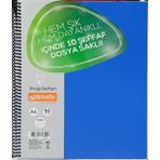 Mynote Neon Project A4 96 Yaprak Kareli Defter - Tüm Renkler Mevcuttur. - mavi