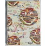 Mynote Smıley 18,5X26 cm 60 Yaprak Kareli Pp Kapak Spiralli Defter