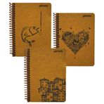 Mynote UC37007-K Kraft A5 100 Yaprak Kareli Defter