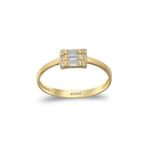 MYOROGOLD 14 Ayar Minimal Eklem Altın Yüzük