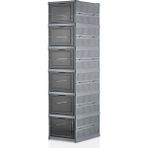 Myplas Çok Amaçlı 6 Katlı Katlanabilir Taşınabilir Premium Portatif Organizer Ayakkabılık - Antrasit