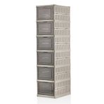 Myplas Çok Amaçlı 6 Katlı Katlanabilir Taşınabilir Premium Portatif Organizer Ayakkabılık "Beyaz