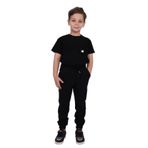 MYRAB DENİM Çocuk Beli Lastikli Kışlık Erkek Ve Kız Unisex Okulluk Pantolon Siyah 7 Yaş