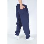 MYRAB DENİM Erkek keten ham bez pantolon yaz ayının vazgeçilmezi rahat kalıp Lacivert 2XL