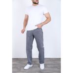 MYRAB DENİM Erkek Liver Gri Baggy Kot Pantolon Geniş Kalıp Rahat Günlük & Streetwear Denim Jeans