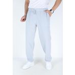 MYRAB DENİM Gümüş Erkek Battal Boy Yazlık Keten Pantolon -%100 Pamuk GÜMÜŞ 5XL