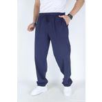 MYRAB DENİM Lacivert Erkek Battal Boy Yazlık Keten Pantolon -%100 Pamuk Lacivert 4XL