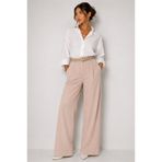 Mys Collection Bej Palazzo Kumaş Kadın Pantolon