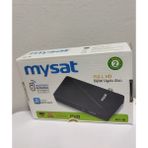Mysat Mini Uydu Alıcısı – Çanaklı veya Çanaksız Kullanım, Wi‑Fi ve Bluetooth Kumanda, TKGS, Full HD, HDMI, USB, Scart