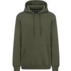 Mysport 5017 Erkek Yumuşacık Kapüşonlu Organik Pamuk Kanguru Cepli Regular Haki Sweatshirt