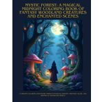 Mystic Forest: A Magical Midnight Coloring Book of Fantasy Woodland Creatures and Enchanted Scenes: A Dreamy Coloring Adventure Through Magical Forests, Midnight Glow, and Whimsical Woodland Spirits