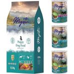 Mystic Kuzu Etli Yavru Köpek Maması 15 kg + 3 Konserve Yüksek Protein İçeriği ile Besleyici