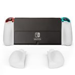 MystiForge joycon grip for Nintendo switch/swith oled, Ergonomic joy-con Grip , Anti-Slip Texture for Firm Hold, compatible with wrist strap