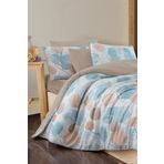 Mystory Home Lastikli Carsafli Cift Kisilik Nevresim Takimi Magnolia
