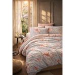 Mystory Home Lastikli Carsafli Cift Kisilik Nevresim Takimi Rose