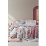 MyStory Home Lastikli Çarşaflı Tek Kişilik Nevresim Takımı Elegant Mint