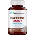 Mysupplement Caffeine Energy 100 Kapsül