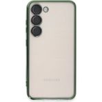 MYT09 Samsung Galaxy S23 Plus Kılıf Lensli Silikon - Yeşil