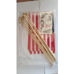 MYTAKKH 8 adet Amerikan Sopa Bayrakları El Düzenlenen Küçük 10,5 x 15,5 cm Bayrak Mini Ulusal Flama Bayrakları Afiş Geçit Törenleri Olimpiyat Bar Okul Spor Etkinlikleri Festival Kutlamaları Çıkartmalar