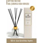 Mythic Nectar Bal Çubuklu Oda Kokusu 100 ml – Sıcak ve Lüks Uzun Süreli Koku Yayılımı - Krem - Beyaz - 1 Adet