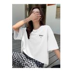 Mythologie Beyaz Sweet T-Shirt - Baskılı Oversize Bisiklet Yaka Kısa Kol