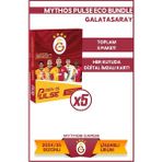 Mythos Cards Eco Bundle - Galatasaray - Pulse Futbolcu Kartları 2024/25 - 5 Paket