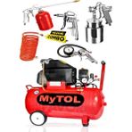 Mytool 50 Lthava Kompresörü Yüksek Kalite 5 Parça Havalı Set