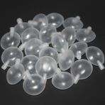 MYUBWTF 50 adet köpek oyuncak squeakers, 1.37IN/35mm yuvarlak hava yastığı yedek köpek ve kedi iskandil oyuncak onarım, gıcırtı oyuncak küçük yedek hoparlör, Gürültü jeneratörü peluş oyuncak