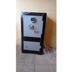 Mywondry Çelik Para Kasası 85 Cm Elektronik Şifreli Siyah Gri Yangına Dayanıklı