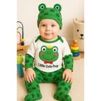 MYZİ STORE Bebek Erkek/Kıız - Unisex -%100 Pamuk 3'lü Tulum Body Zıbın (03 Ay- 36 Ay) Yeşil 4-5