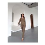 MYZİ STORE Keten Blazer takım