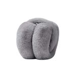 MYZİ STORE PELUŞ KATLANABİLİR KULAKLIK SOĞUKTAN KORUYUCU SOFT PELUŞ KIŞLIK KULAKLIK Gri Tek Ebat