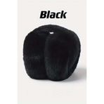 MYZİ STORE PELUŞ KATLANABİLİR KULAKLIK SOĞUKTAN KORUYUCU SOFT PELUŞ KIŞLIK KULAKLIK Siyah Tek Ebat
