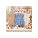 MYZİ STORE Yazlık Bebek 3'lü Tulum Body Seti – Pamuklu yumuşak dokulu (BEDENLER AYLIKtır)