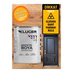 MZF Beyaz-Siyah Mat-Parlak Sentetik Amerikan-Panel Kapı-Ahşap-Dolap-Masa-Kapak-Süpürgelik-Raf Boyası