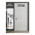 MZF KLUGER ÇELİK & LAKE & AHŞAP & PANEL KAPI BOYASI AKRİLİK SPREY BOYA 400 ML MAT BEYAZ