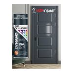 MZF KLUGER ÇELİK & LAKE & AHŞAP & PANEL KAPI BOYASI AKRİLİK SPREY BOYA 400 ML PARLAK ANTRASİT