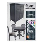 MZF KLUGER YENİ NESİL AKRİLİK DÖNÜŞÜM SPREY BOYA 400 ML DOLAP-FAYANS-PLASTİK-AHŞAP-DUVAR MAT ANTRASİT