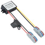 MZHOU DC 12V/24V dönüştürücü 48V 1.5A 72W gerilim dönüştürücü, 10V-30V dönüştürücü 48V DC/DC terminal bloğlu, su geçirmez trafo, otomobil, enstrüman ve daha fazlası için.