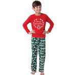 Mzshne Noel Baba Anne Pijama Takımı Aile Geceliği Setleri Baskılı Pijama Takımı Noel Festivali Giyim Seti