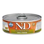 N & D Balkabaklı Tahılsız Ördekli 80 gr Yetişkin Kedi Konservesi