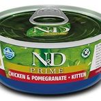 N & D Prime Tahılsız Tavuk ve Nar 80 gr Yavru Yaş Kedi Konservesi