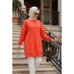 N.S NEVA STYLE Açık Kırmızı Tesettür Tunik 30644AK